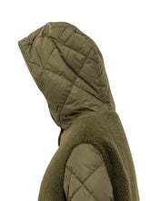 Herno Parka Verde con Dettagli in Shearling - Abbigliamento Donna | Lidia Shopping