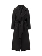 Weekend Max Mara Black Wool Coat with Belt - Collezione Happy Birthday | Lidia Shopping
