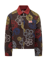 Kenzo Cotton Jacket with Multicolor Floral Print - Collezione Happy Birthday | Lidia Shopping