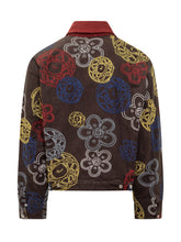 Kenzo Cotton Jacket with Multicolor Floral Print - Collezione Happy Birthday | Lidia Shopping