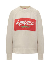 Kenzo Ivory Sweater with Red Logo - Collezione Happy Birthday | Lidia Shopping