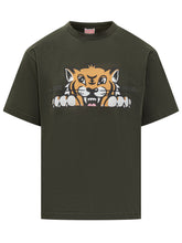 Kenzo Green Tiger Print T-Shirt for Men - Collezione Happy Birthday | Lidia Shopping