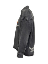Kenzo Camicia Nera in Denim con Ricamo Floreale - Abbigliamento Donna | Lidia Shopping