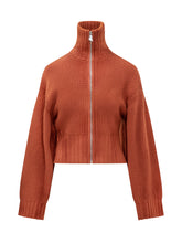 The Attico ribbed cropped zip sweater - Collezione Happy Birthday | Lidia Shopping