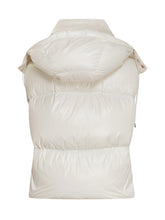 Gilet Imbottito Bianco Senza Maniche di Moncler - Abbigliamento Donna | Lidia Shopping