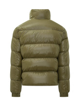 Moncler Shiny Green Down Jacket for Men - Collezione Happy Birthday | Lidia Shopping