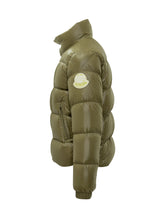 Moncler Shiny Green Down Jacket for Men - Collezione Happy Birthday | Lidia Shopping