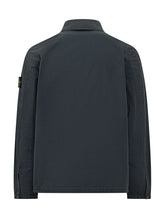 Overshirt Zip con Tasca Nero Stone Island - Abbigliamento Uomo | Lidia Shopping