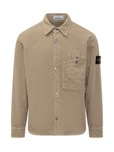 Stone Island Beige Cotton Overshirt - Collezione Happy Birthday | Lidia Shopping