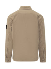 Stone Island Beige Cotton Overshirt - Collezione Happy Birthday | Lidia Shopping
