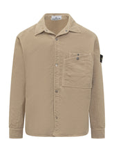 Stone Island Beige Cotton Overshirt - Collezione Happy Birthday | Lidia Shopping