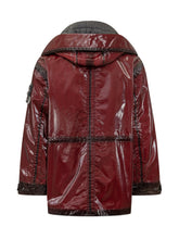 Stone Island Bordeaux Laminated Jacket with Quilted Collar - Collezione Happy Birthday | Lidia Shopping