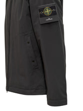 Stone Island Black Softshell Hooded Jacket - Collezione Happy Birthday | Lidia Shopping
