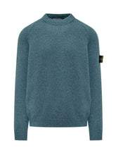 Stone Island Turquoise Crewneck Sweater - Collezione Happy Birthday | Lidia Shopping