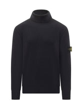 Ribbed Knit Turtleneck Sweater Stone Island - Collezione Happy Birthday | Lidia Shopping