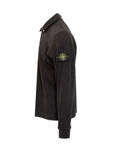 Stone Island Black Long Sleeve Polo for Men - Collezione Happy Birthday | Lidia Shopping