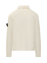 Stone Island Cream Long Sleeve Polo - Collezione Happy Birthday | Lidia Shopping