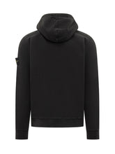 Stone Island Black Zip Hoodie - Collezione Happy Birthday | Lidia Shopping