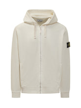 Stone Island White Hoodie - Collezione Happy Birthday | Lidia Shopping