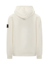 Stone Island White Hoodie - Collezione Happy Birthday | Lidia Shopping