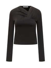 Top nero Iro con scollo incrociato - Abbigliamento Donna | Lidia Shopping