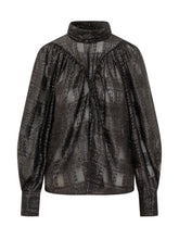 Iro Black Sheer Long Sleeve Blouse - Black Friday – ENG | Lidia Shopping