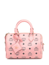Borsa MCM Ella VI Boston in Visetos Rosa - Borse A Mano Donna | Lidia Shopping