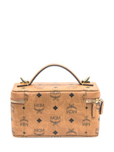 Borsa MCM Aren VI Crossbody in Visetos Cognac - Borse A Mano Donna | Lidia Shopping