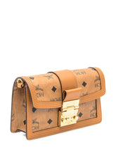 Borsa MCM Tracy VI Crossbody in Visetos Cognac - Borse A Spalla Donna | Lidia Shopping