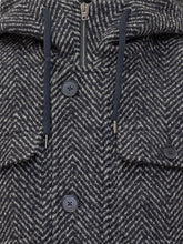 Herno Wool Chevron Coat with Hood - Collezione Happy Birthday | Lidia Shopping