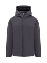 Herno Giacca Nera con Cappuccio in Tessuto Tecnico - Abbigliamento Uomo | Lidia Shopping