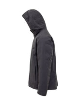 Herno Giacca Nera con Cappuccio in Tessuto Tecnico - Abbigliamento Uomo | Lidia Shopping