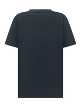 Stone Island Kids Blue Logo Embroidered T-shirt - FW25 KIDS | Lidia Shopping