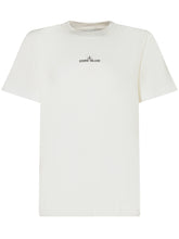 Stone Island Kids White T-shirt with Compass Logo - Collezione Happy Birthday | Lidia Shopping