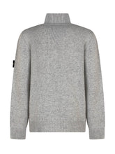 Stone Island Kids Wool Cardigan with High Collar - Collezione Happy Birthday | Lidia Shopping