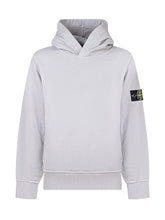 Stone Island Kids Felpa con Cappuccio Bianca - Abbigliamento Bambini | Lidia Shopping