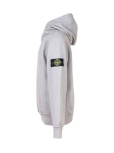 Stone Island Kids Felpa con Cappuccio Bianca - Abbigliamento Bambini | Lidia Shopping