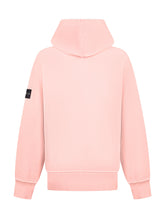 Stone Island Kids Pink Hoodie with Logo Patch - Collezione Happy Birthday | Lidia Shopping