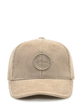 Stone Island Corduroy Cap with Logo - Collezione Happy Birthday | Lidia Shopping