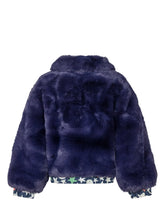 Stella McCartney Kids Blue Faux Fur Jacket - Collezione Happy Birthday | Lidia Shopping