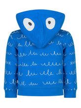 Stella McCartney Kids Blue Hoodie with Wave Print - Collezione Happy Birthday | Lidia Shopping