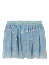 Stella McCartney Kids Blue Tulle Skirt with Hearts - Collezione Happy Birthday | Lidia Shopping