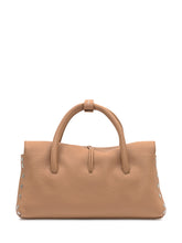 Zanellato Dotta Centauro S in Pelle Beige - Borse Donna | Lidia Shopping