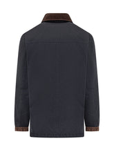 Fay Giacca Blu con Collo in Velluto e Ganci - Abbigliamento Uomo | Lidia Shopping