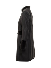 Fay Cappotto Nero con Dettagli in Velluto - Abbigliamento Donna | Lidia Shopping