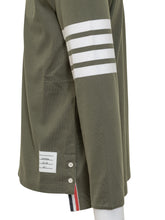 Thom Browne Polo a Maniche Lunghe con Colletto a Contrasto - Abbigliamento Uomo | Lidia Shopping