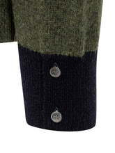 Thom Browne Maglia Verde con Dettagli a Contrasto - Abbigliamento Uomo | Lidia Shopping
