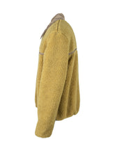 Ami Yellow Shearling Jacket with Contrasting Collar - Ami Alexandre Mattiussi | Lidia Shopping