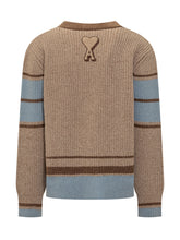 Ami Striped Wool Cardigan - Ami Alexandre Mattiussi | Lidia Shopping