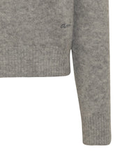 Ami Alexandre Mattiussi Wool Sweater with Logo - Ami Alexandre Mattiussi | Lidia Shopping